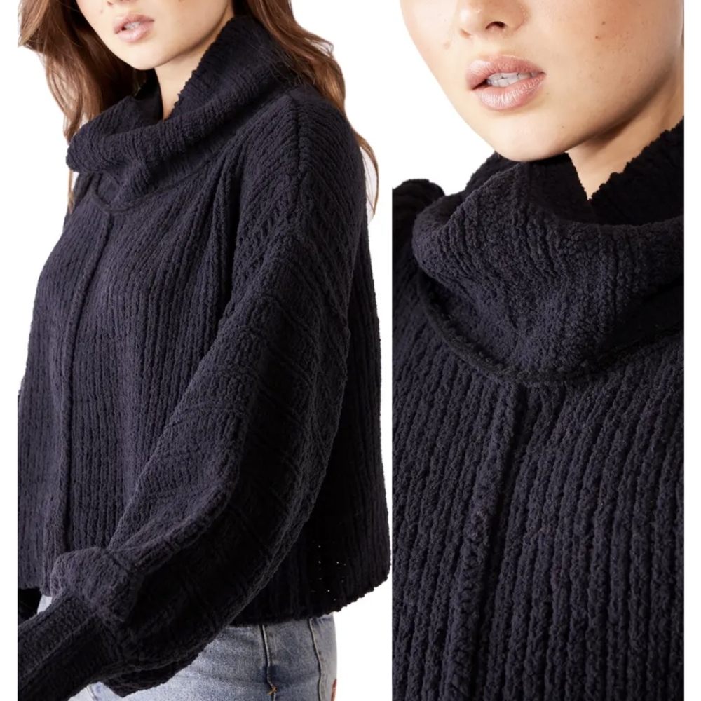 NWT Free People Be Yours Cowl Neck Sweater